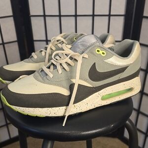 Nike Air Max with Gray and Lime Accents Size 10.5 Men's